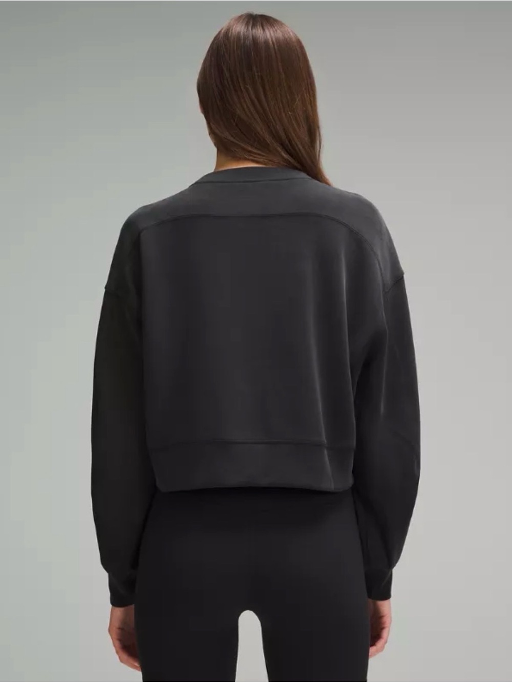 Lululemon Softstreme Perfectly Oversized Cropped Crew - Picture 2 of 9